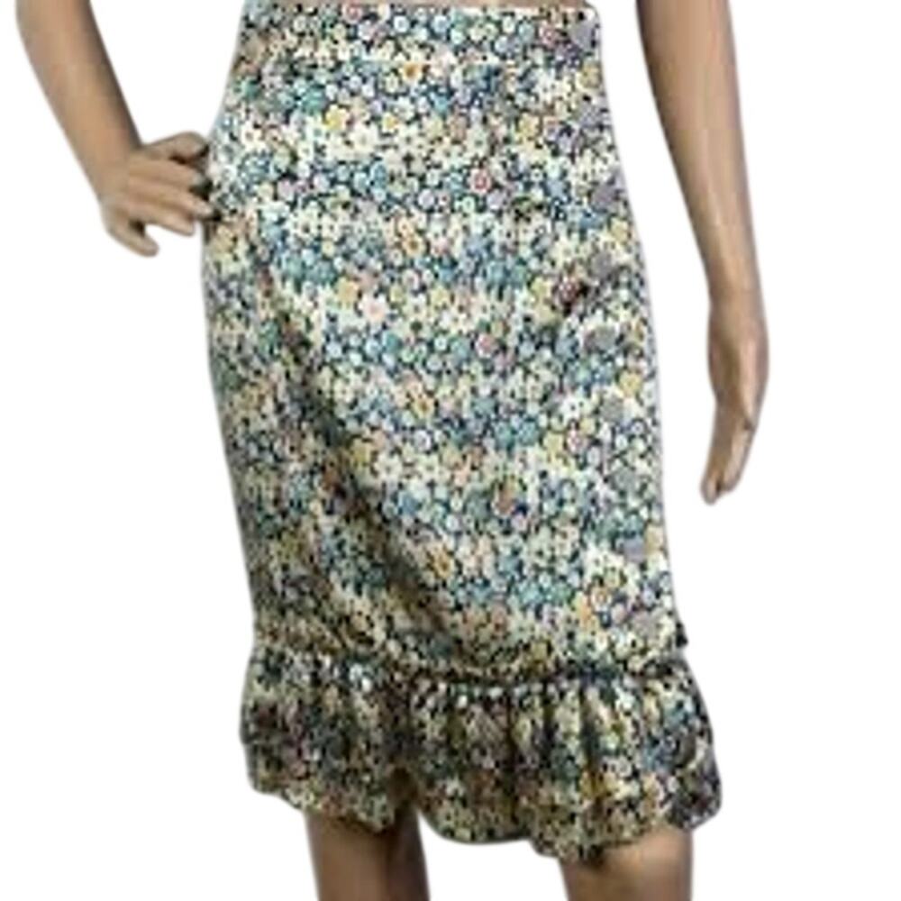 Marc Jacobs size 2 Floral Silk Skirt